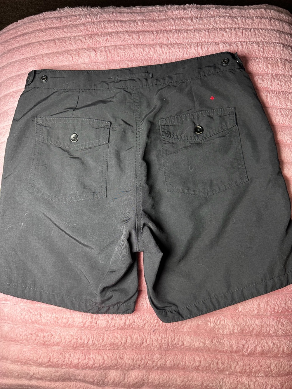 Men's Black Casual Pocket Shorts